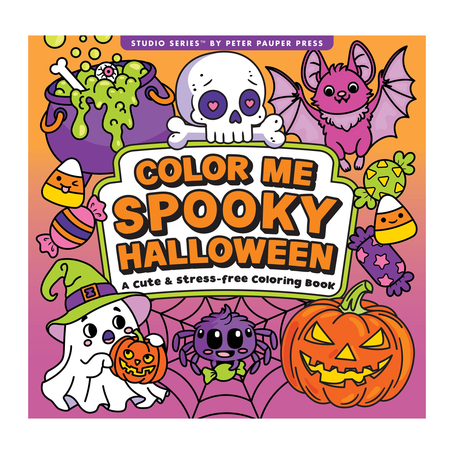 Color Me Spooky Halloween Coloring Book