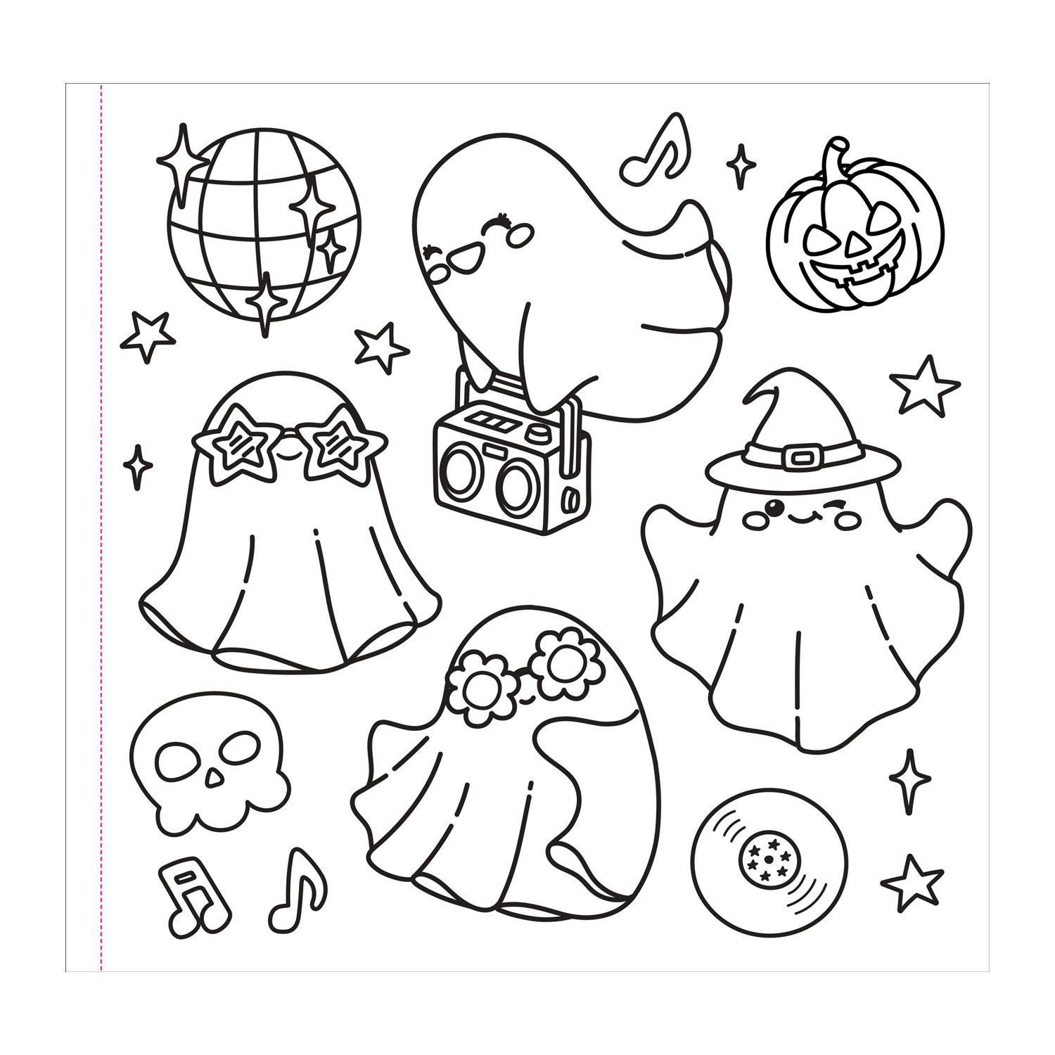 Color Me Spooky Halloween Coloring Book