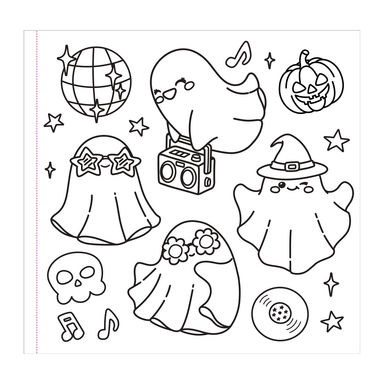 Color Me Spooky Halloween Coloring Book