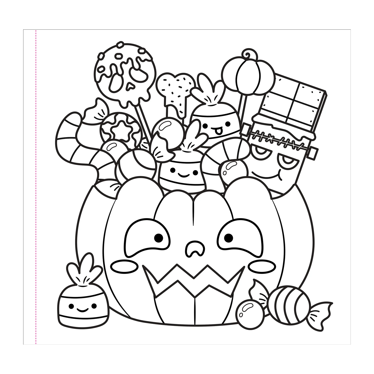 Color Me Spooky Halloween Coloring Book