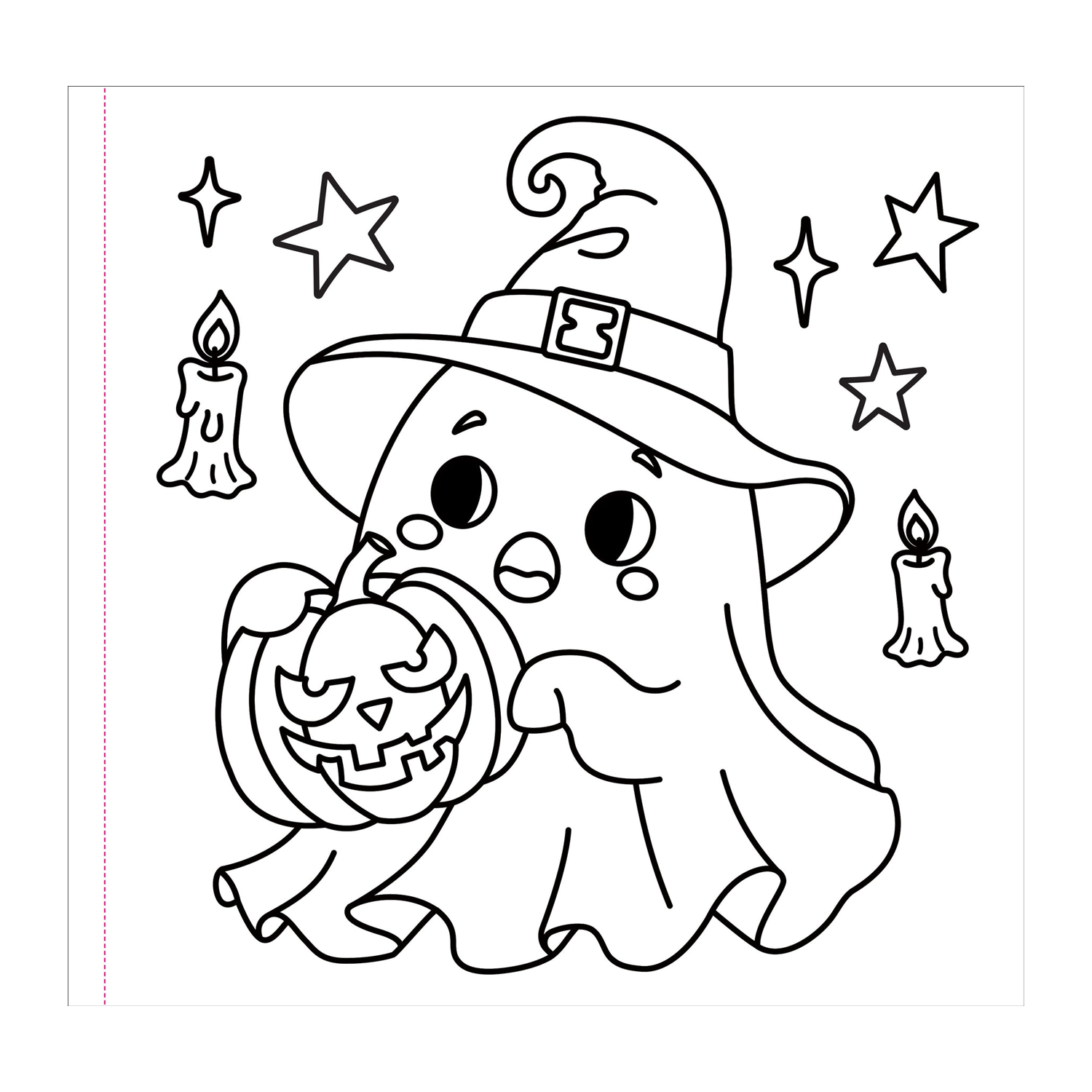 Color Me Spooky Halloween Coloring Book