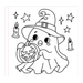 Color Me Spooky Halloween Coloring Book