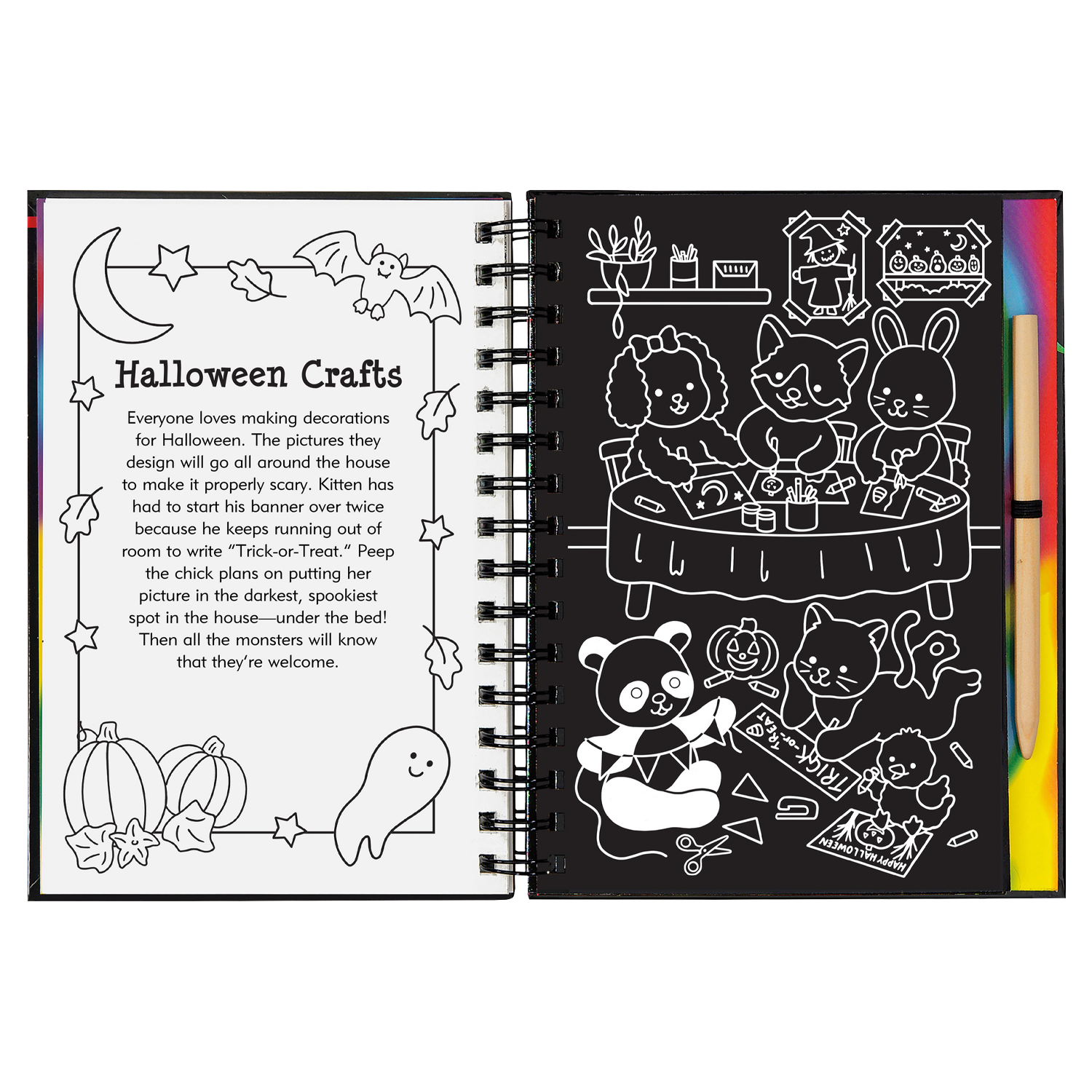 Scratch & Sketch Cute & Spooky Halloween