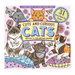 Cute and Curious Cats Coloring Book