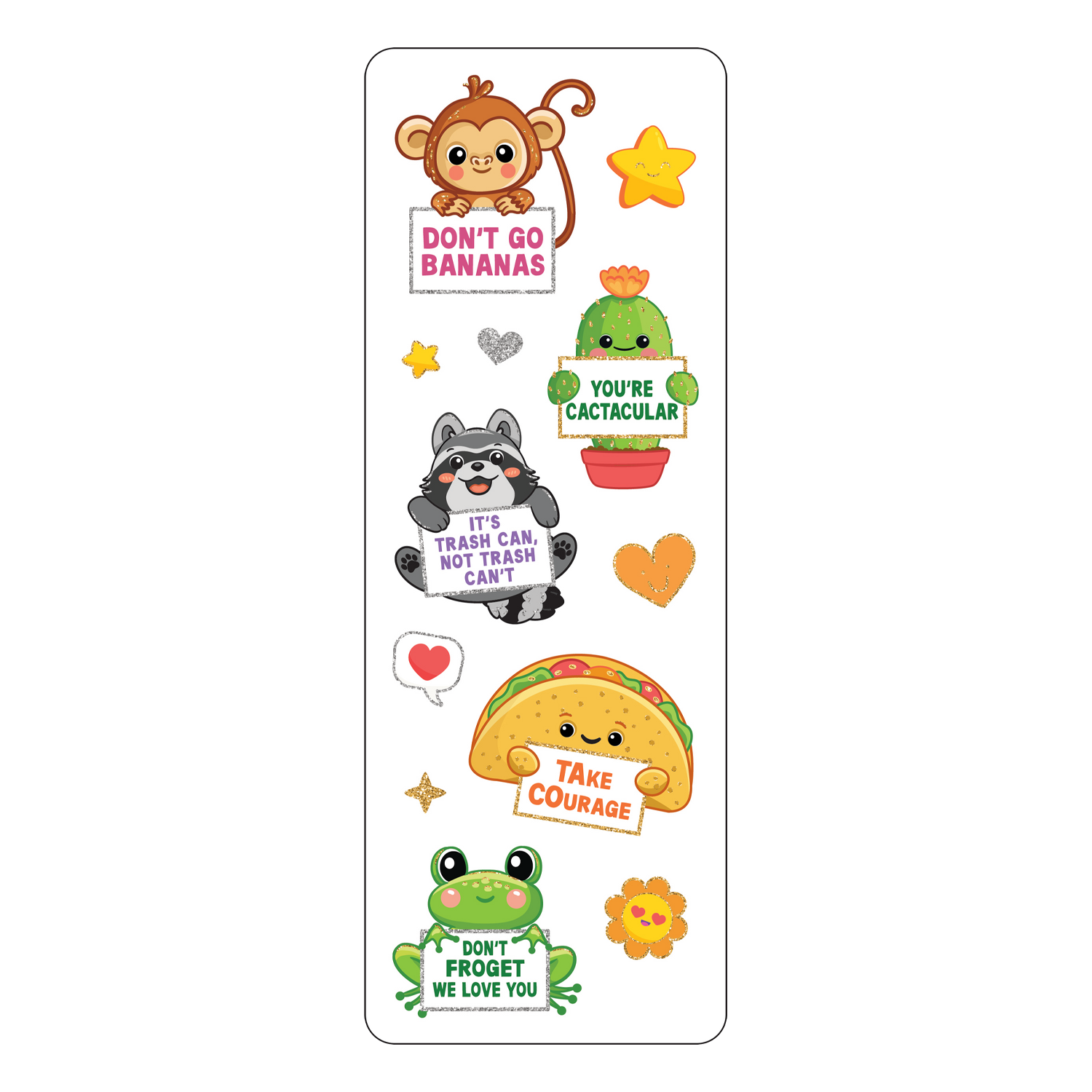 Emotional Support Sticker Set