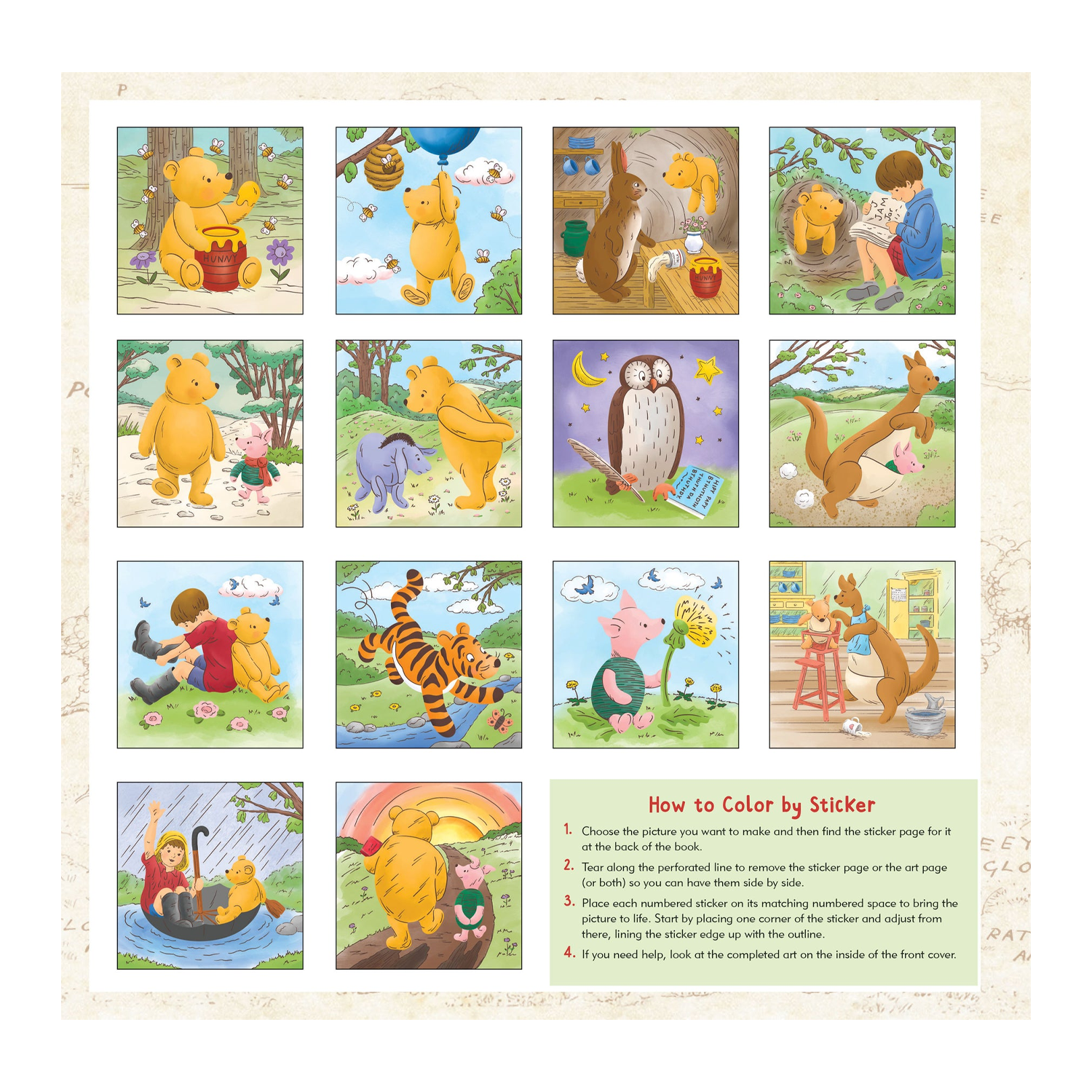 My First Color-by-Sticker Book - Winnie-the-Pooh