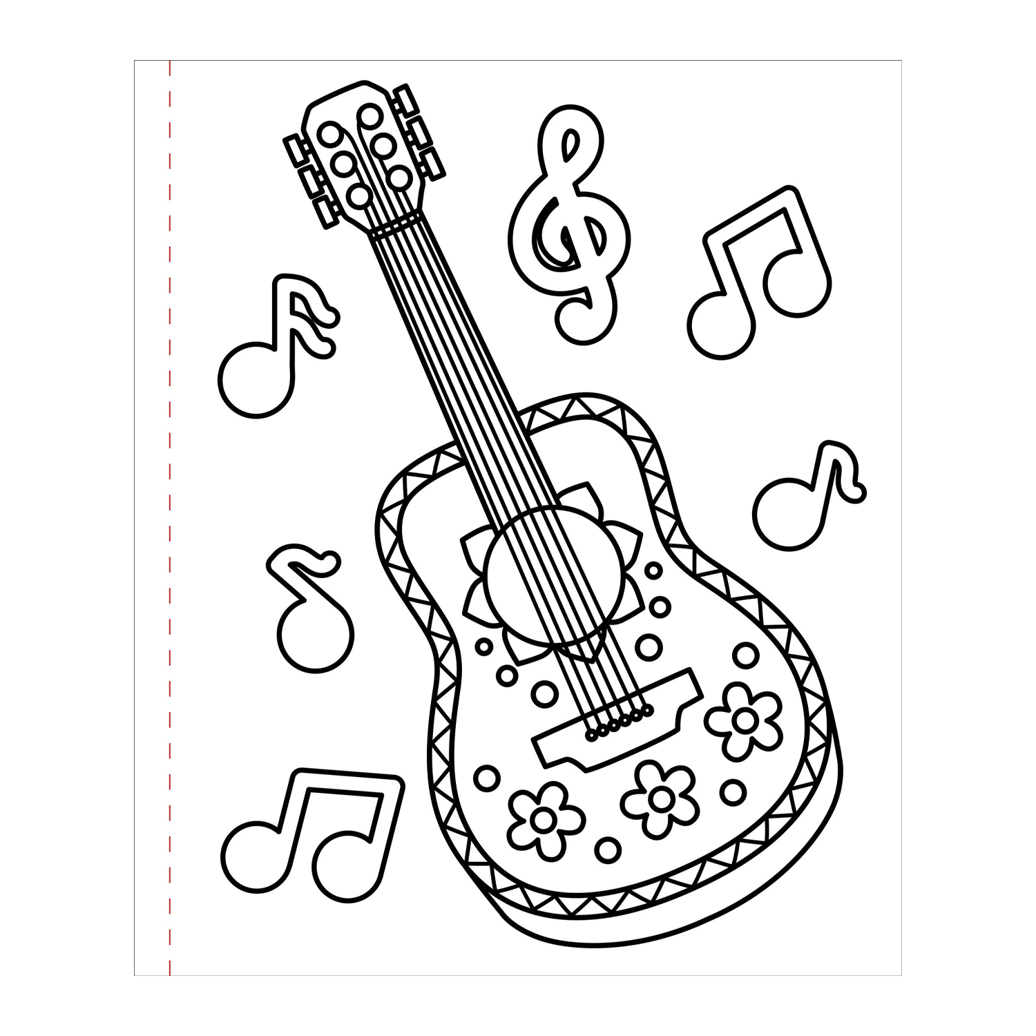 Large Print Coloring Book - Bold & Easy
