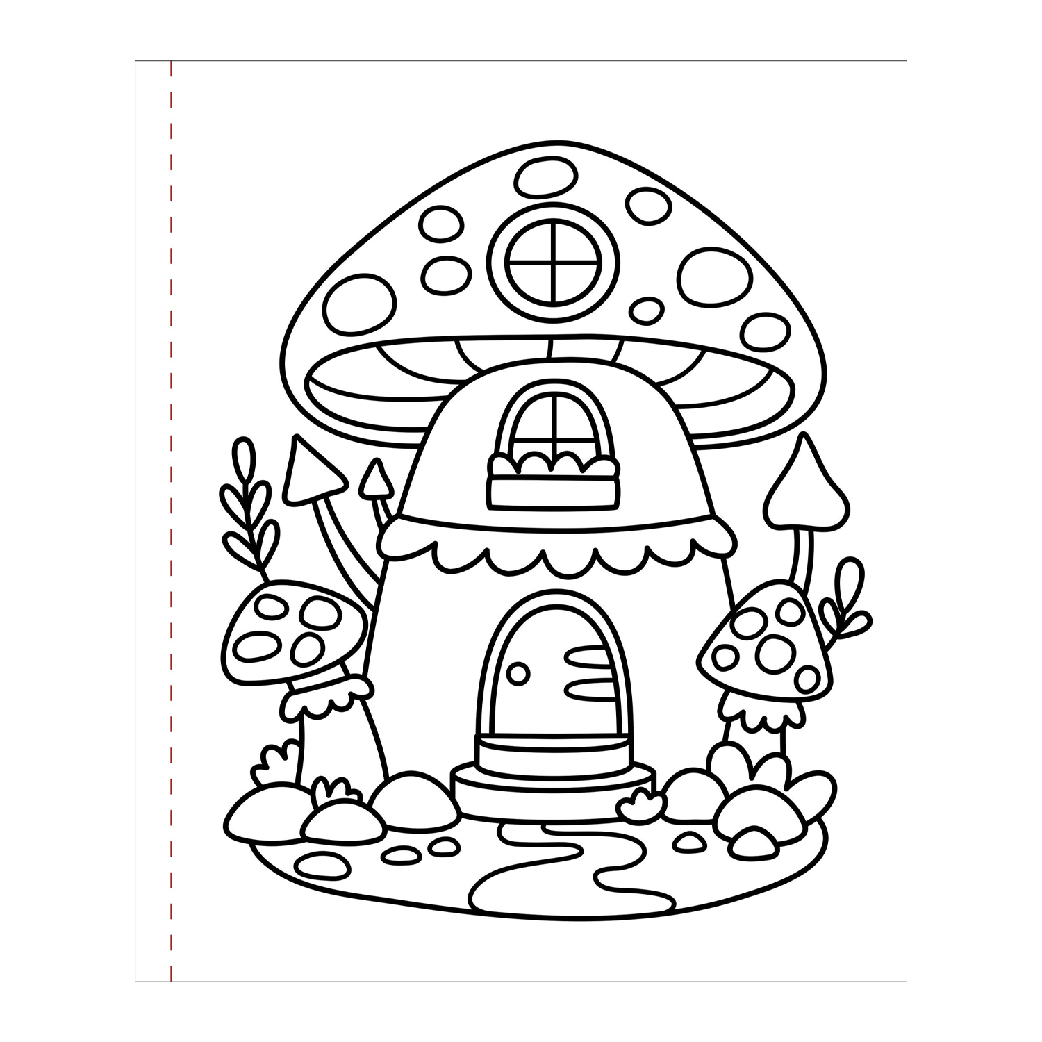 Large Print Coloring Book - Bold & Easy