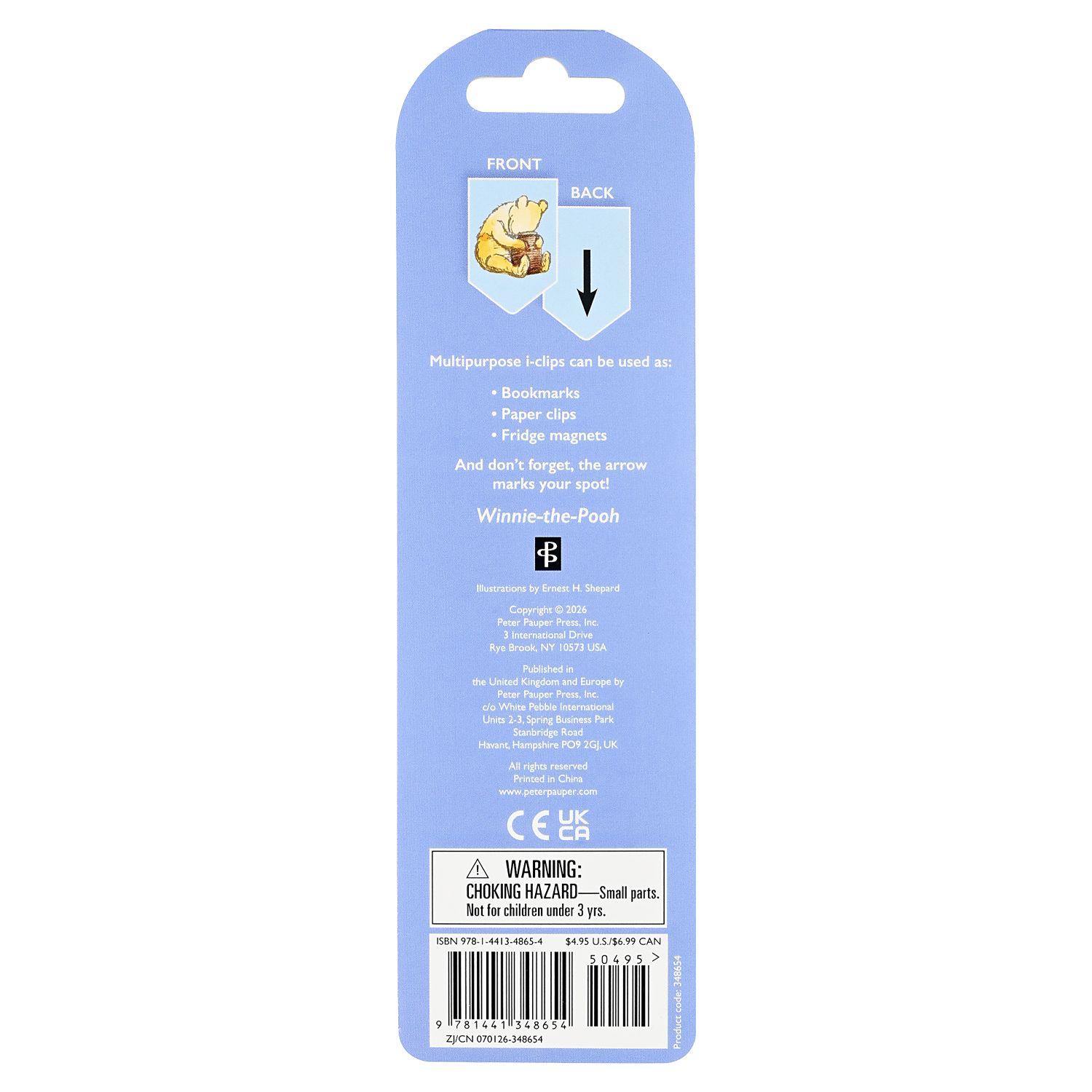 PTR i-Clips Magnetic Page Markers - Winnie-the-Pooh