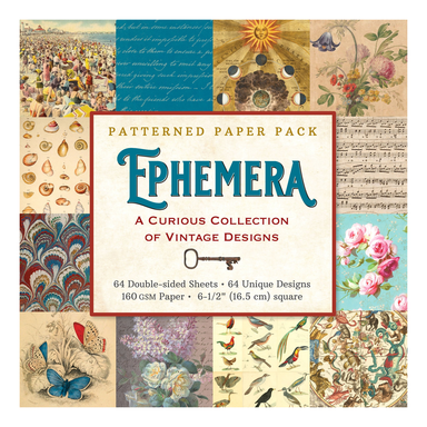Patterned Paper Pack - Ephemera