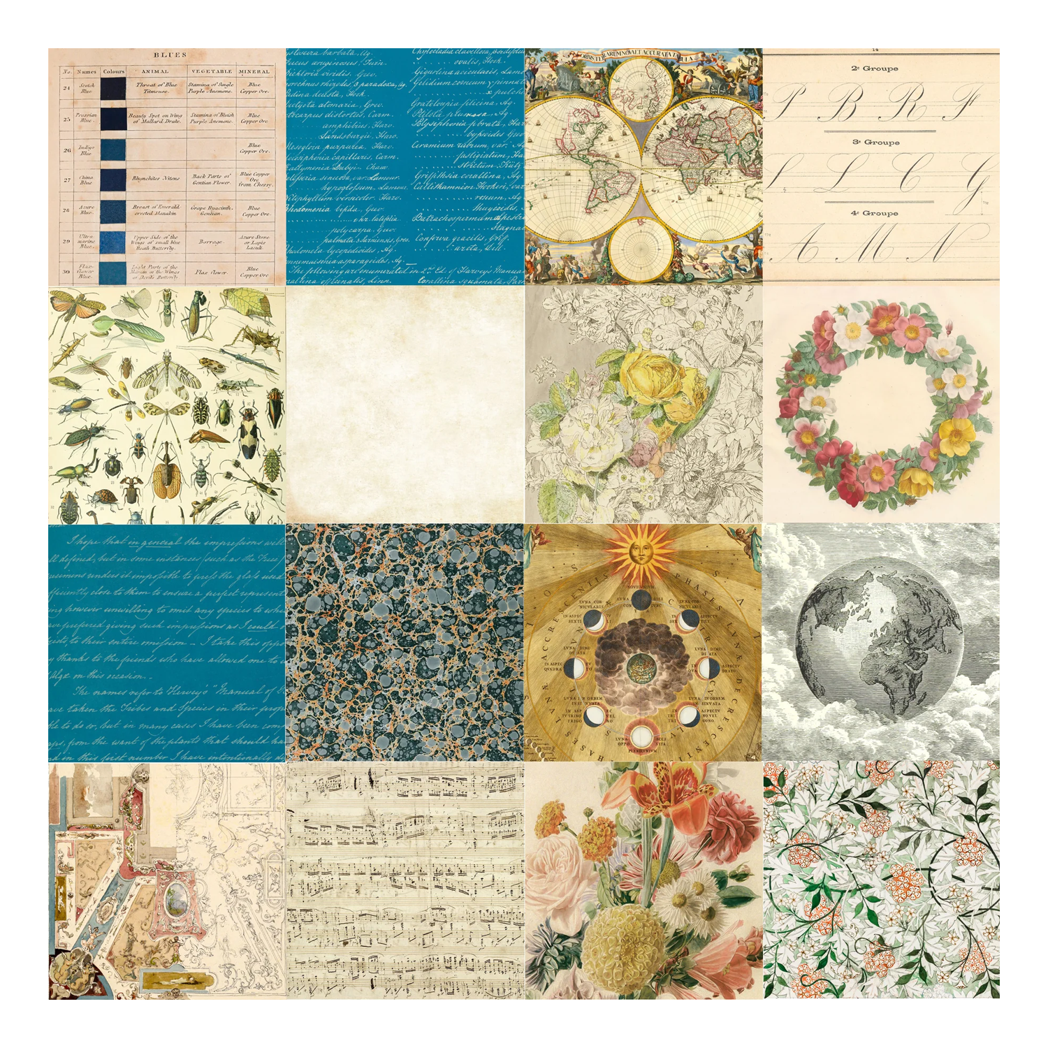 Patterned Paper Pack - Ephemera