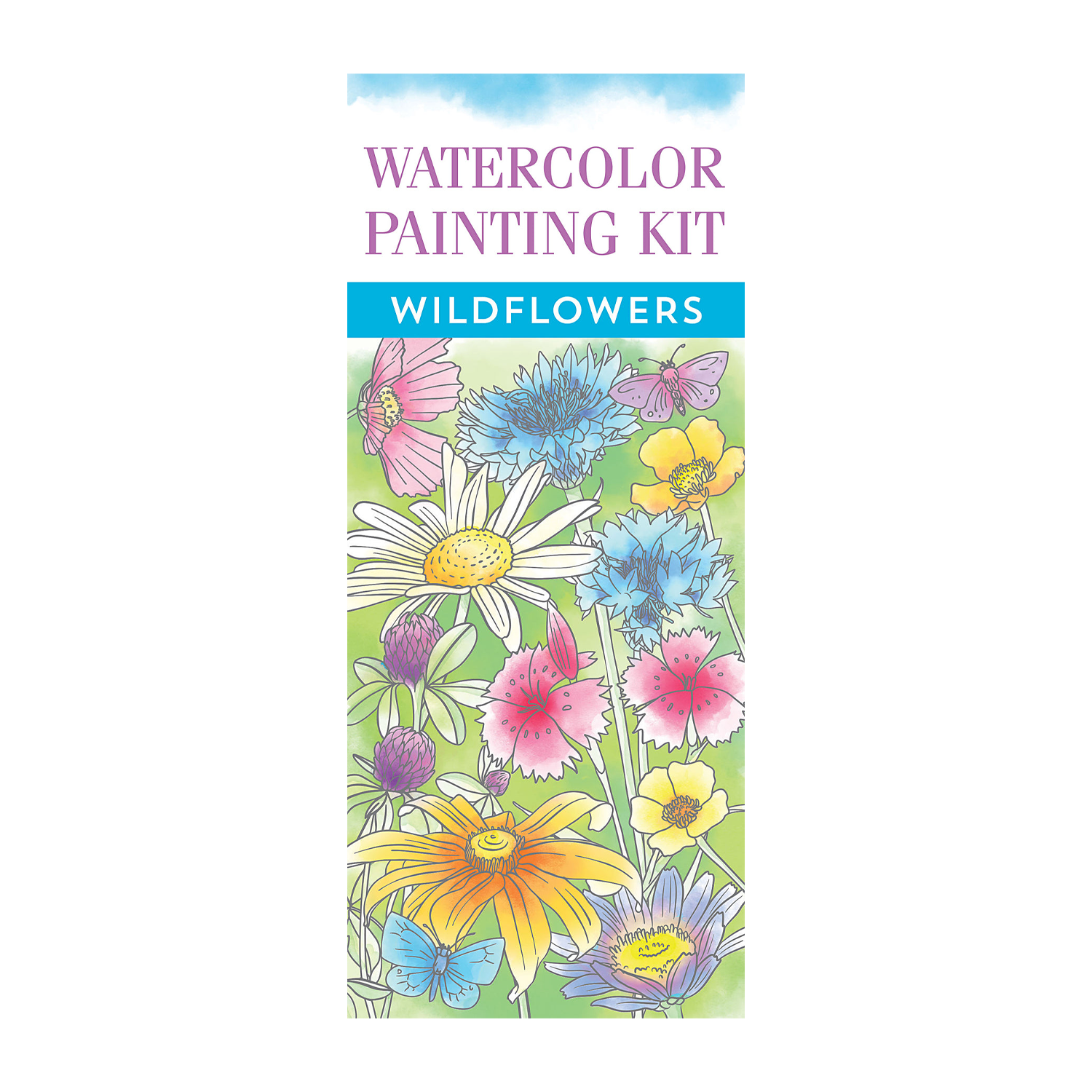 PTR Watercolor Painting Kit - Wildflowers