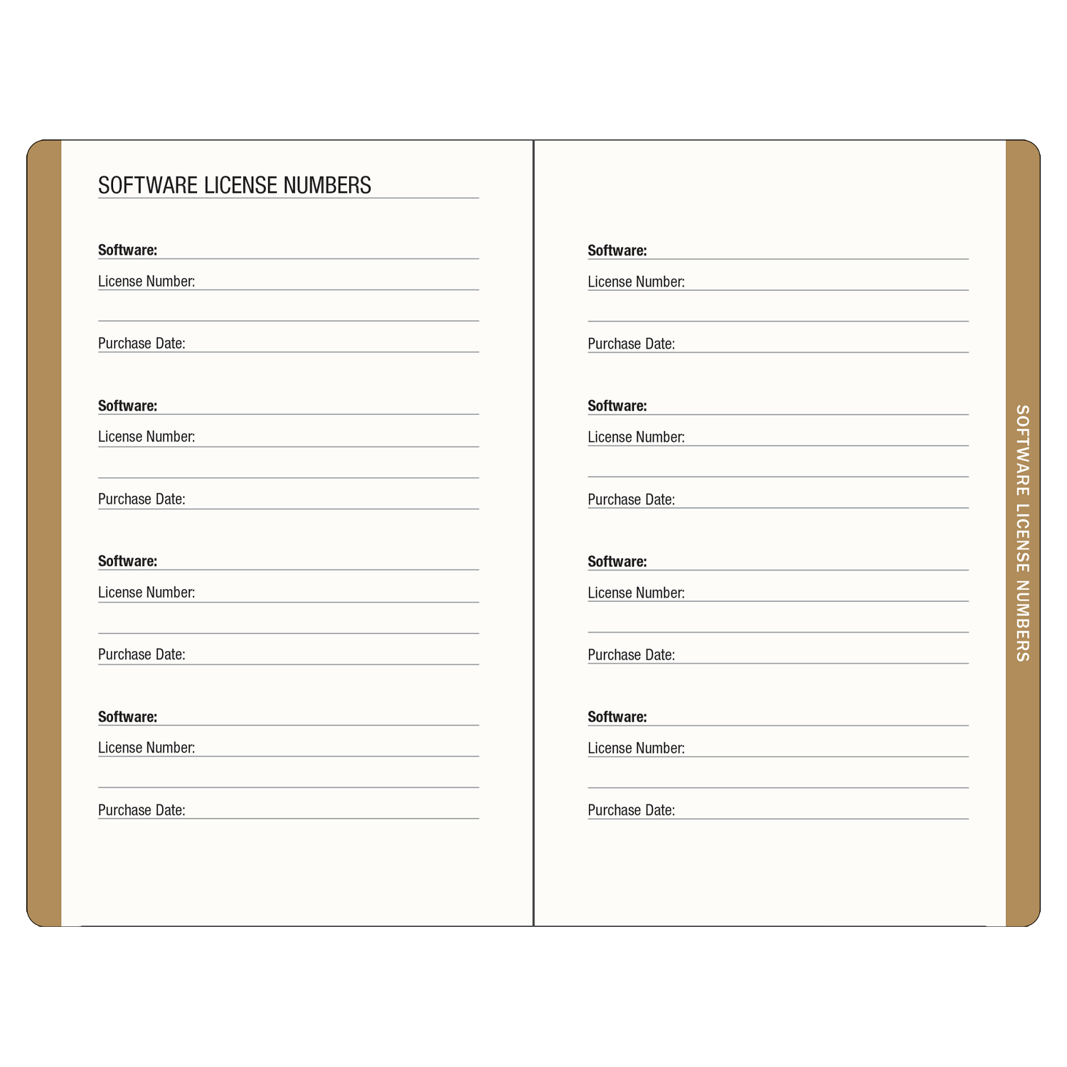 Internet Address & Password Logbook - Cosmos