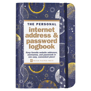Internet Address & Password Logbook - Cosmos