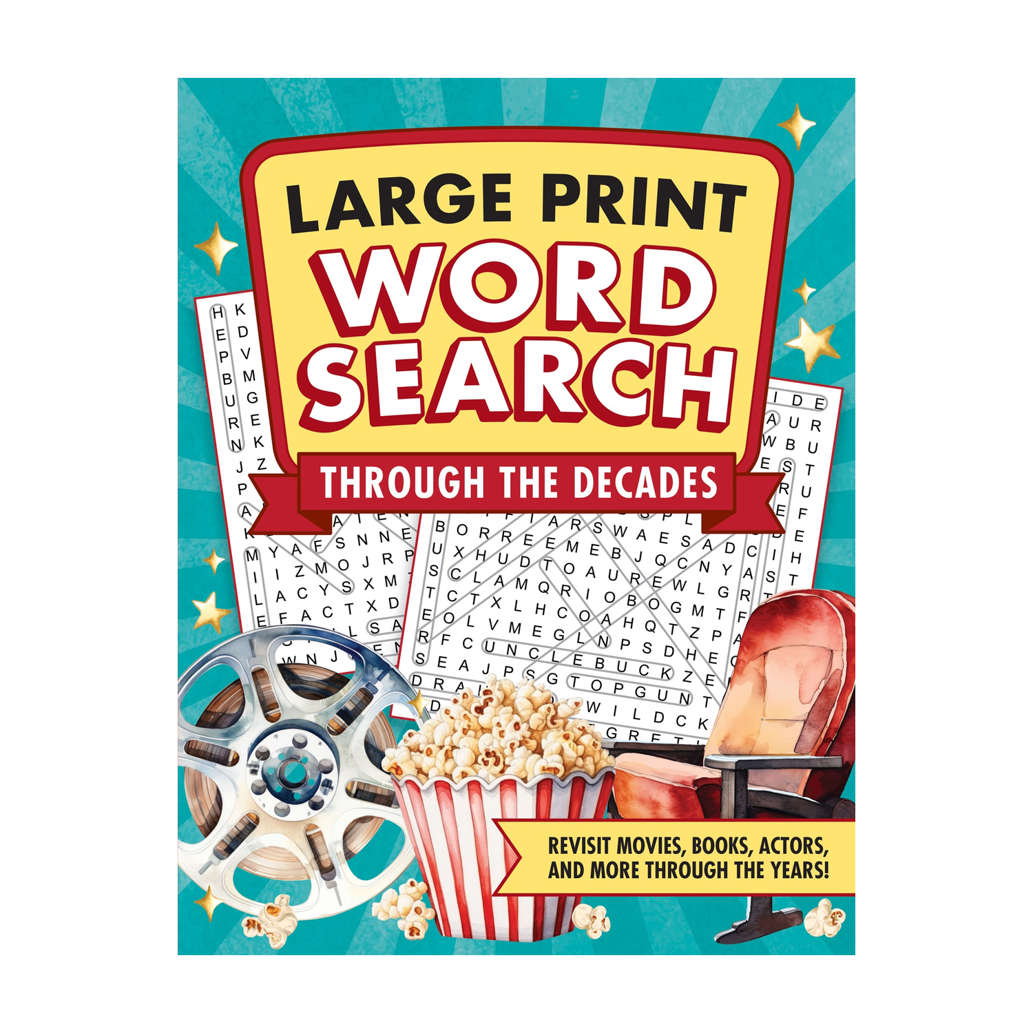 Through the Decades Large Print Word Search