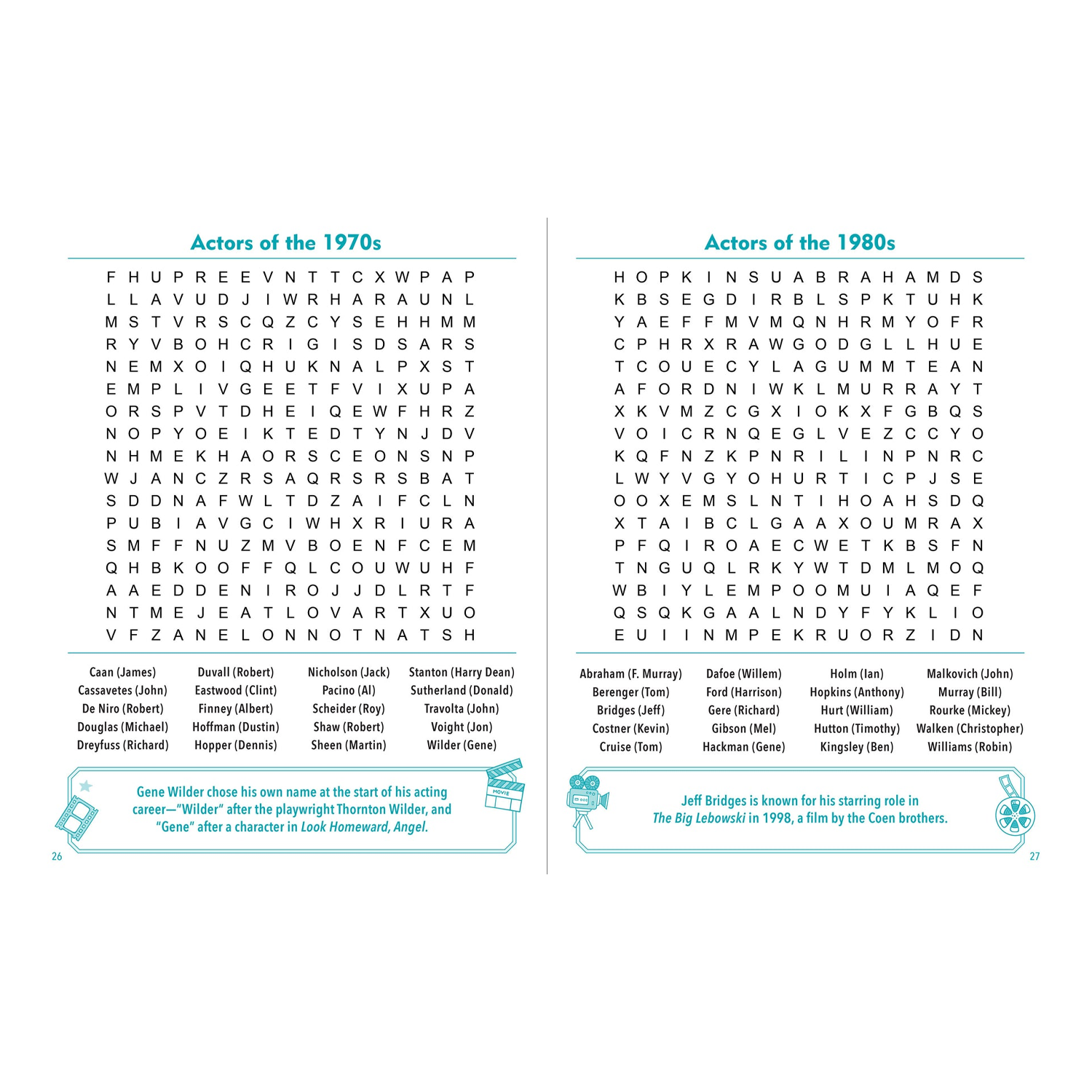 Through the Decades Large Print Word Search