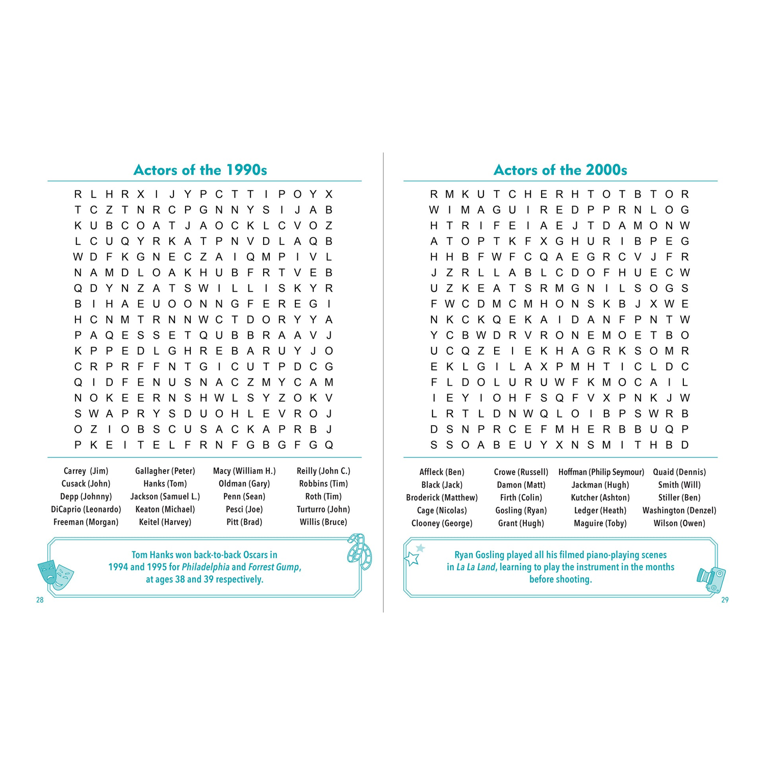 Through the Decades Large Print Word Search
