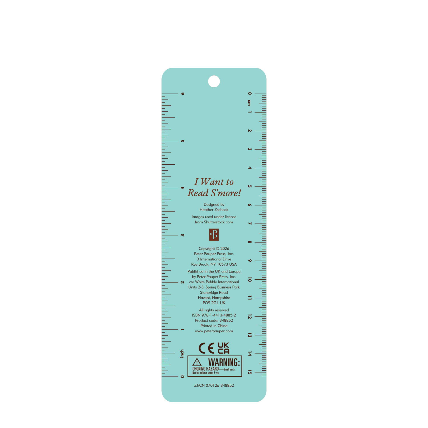 PTR I Want to Read S'More! Children's Bookmark