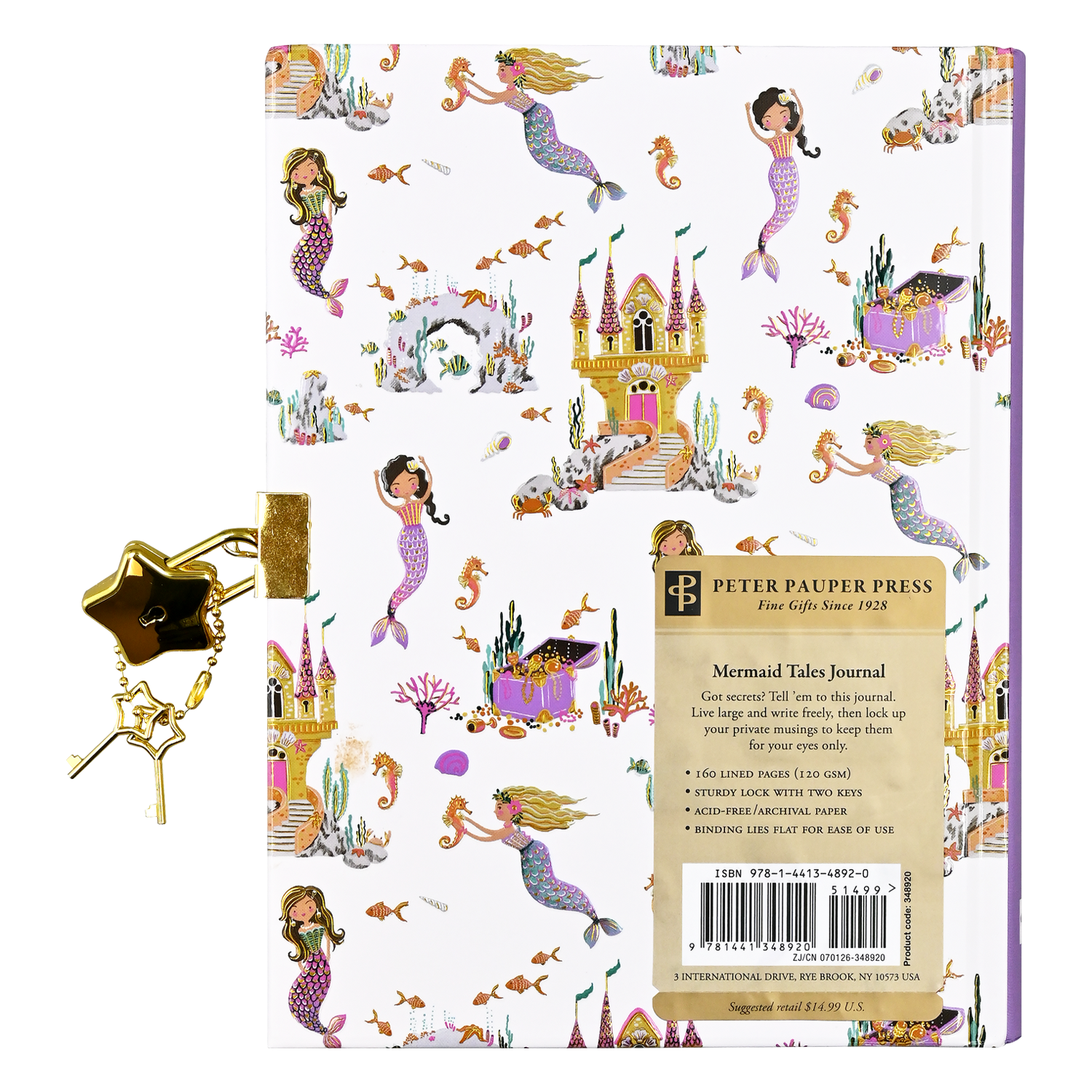 Mermaid Tales Locking Journal