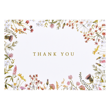 Wildflowers Thank You Notes
