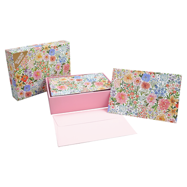 Floral Blooms Note Cards