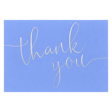 Periwinkle Boxed Thank You Notes