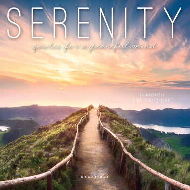 Serenity 2024 Mini Wall Calendar    