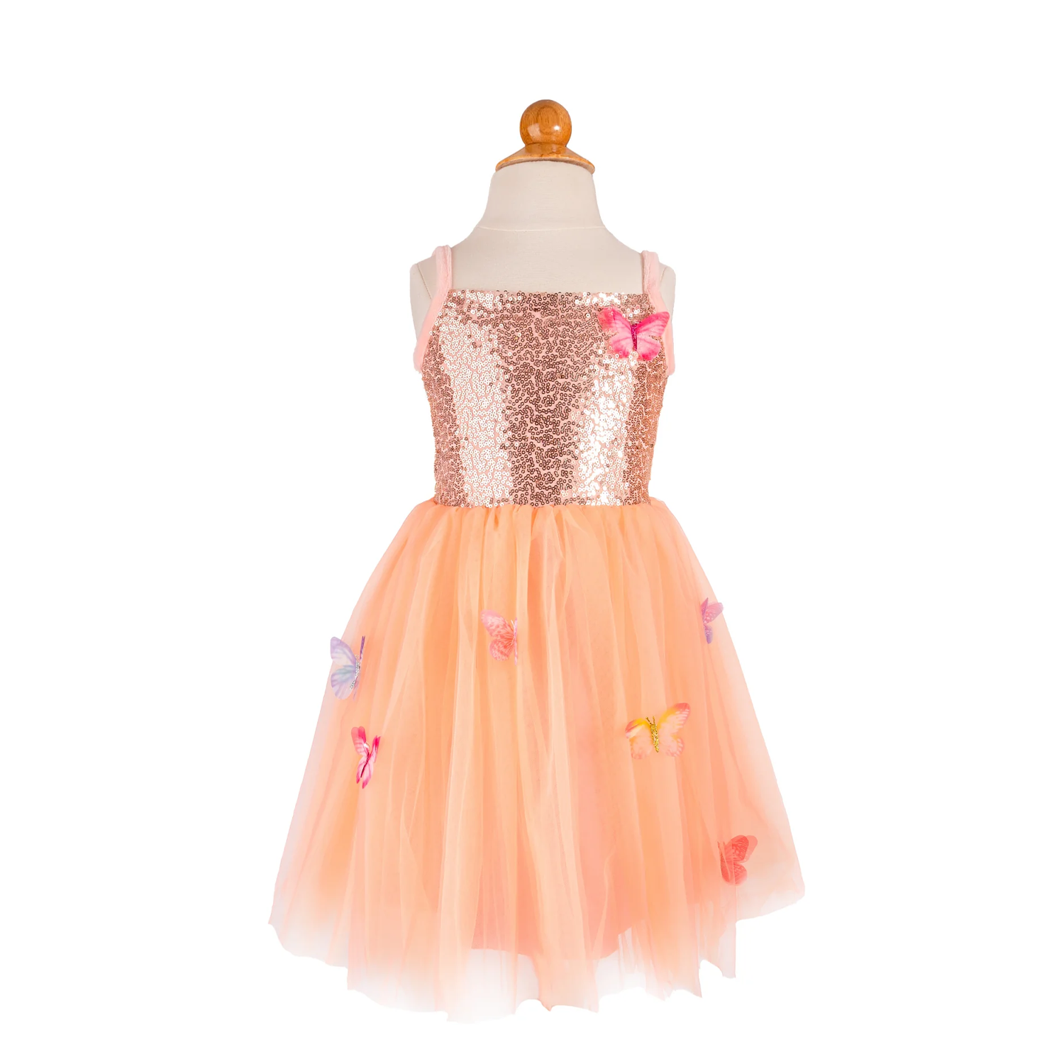 CE Butterfly Bliss Dress - Peach - Size 5-6