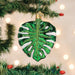 Old World Christmas Monstera Leaf Ornament