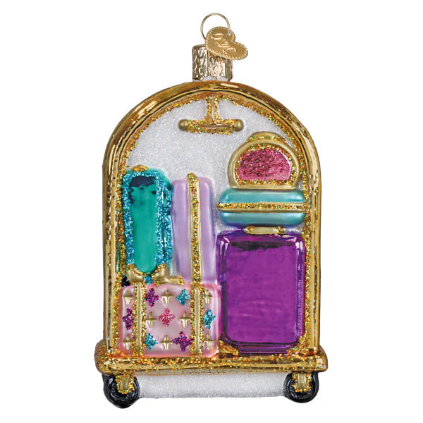 OWC Hotel Luggage Cart Ornament