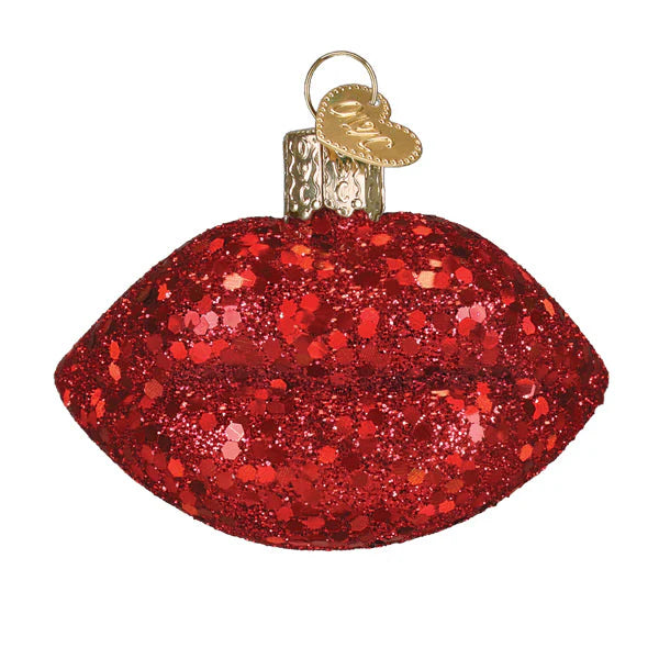 OWC Jeweled Lips Ornament
