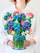 Blue Bonnets Pop Up Flower Bouquet Greeting Card    