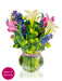 Lilies & Lupines Pop Up Flower Bouquet Greeting Card    