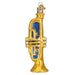 Old World Christmas Trumpet Ornament