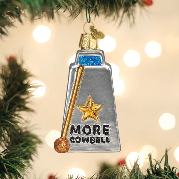 Old World Christmas More Cowbell Ornament