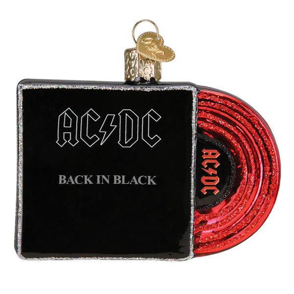 OWC AC/DC Back In Black Album Cover Ornament