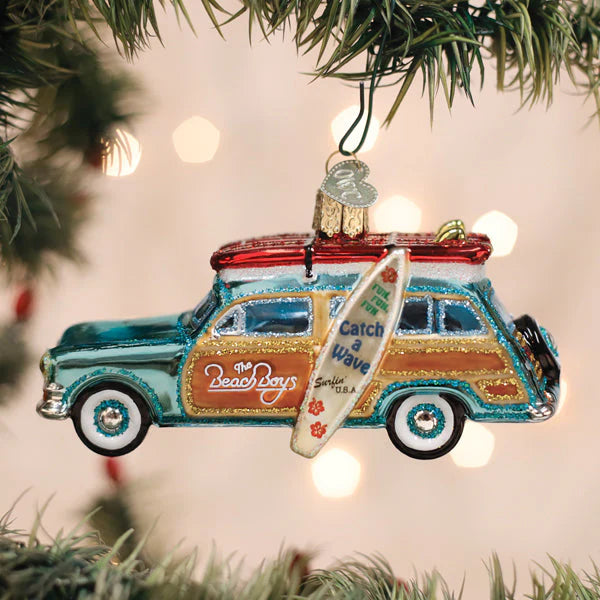 OWC The Beach Boys Surfin' Woody Ornament