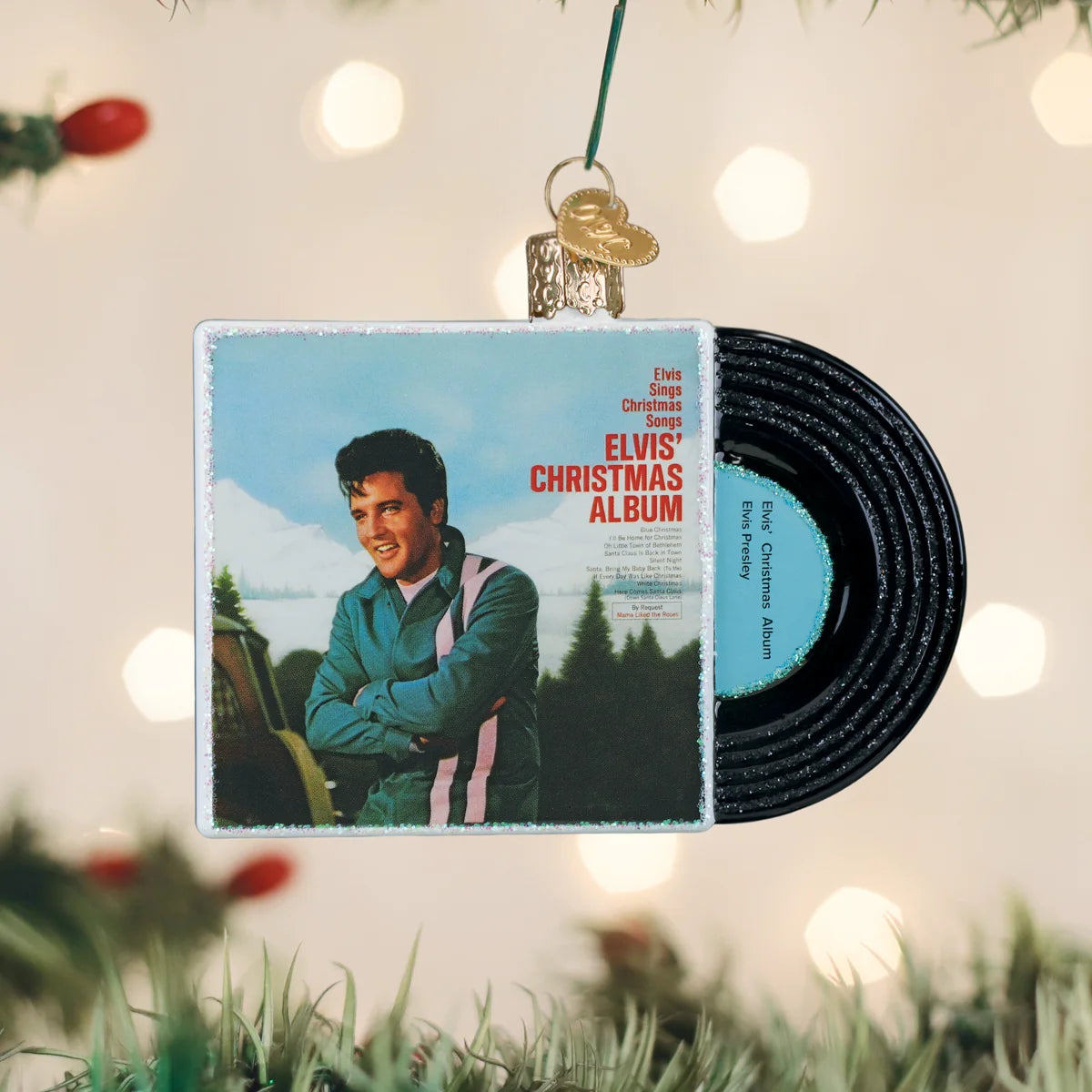 OWC Elvis' Christmas Album Ornament