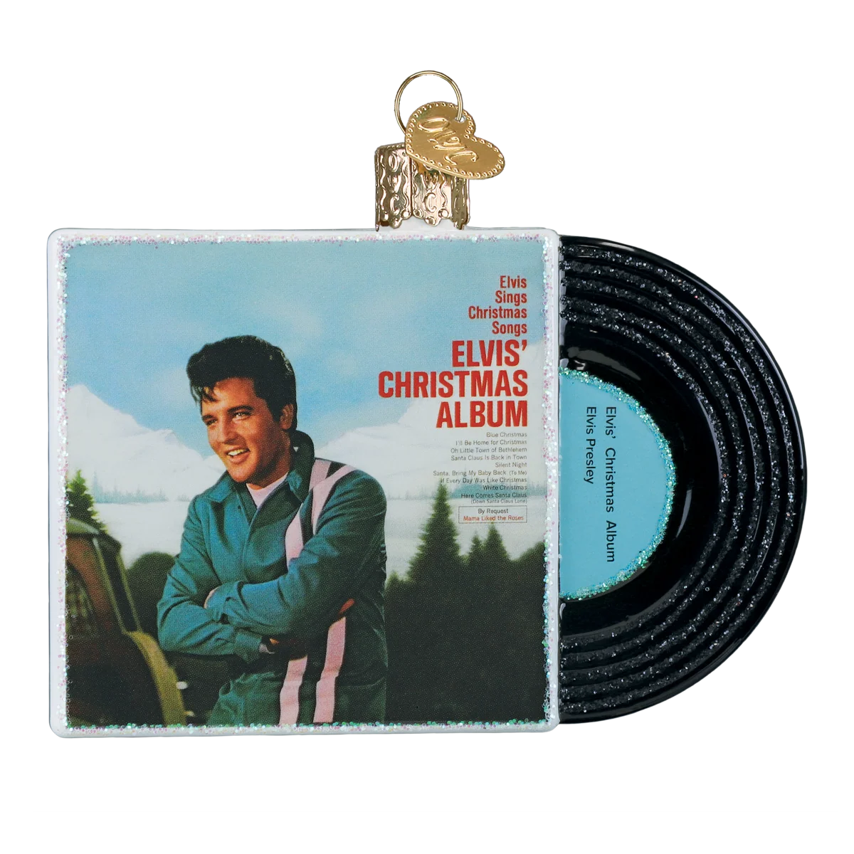 OWC Elvis' Christmas Album Ornament
