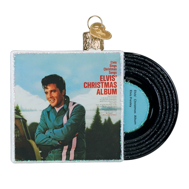 Old World Christmas Elvis' Christmas Album Ornament