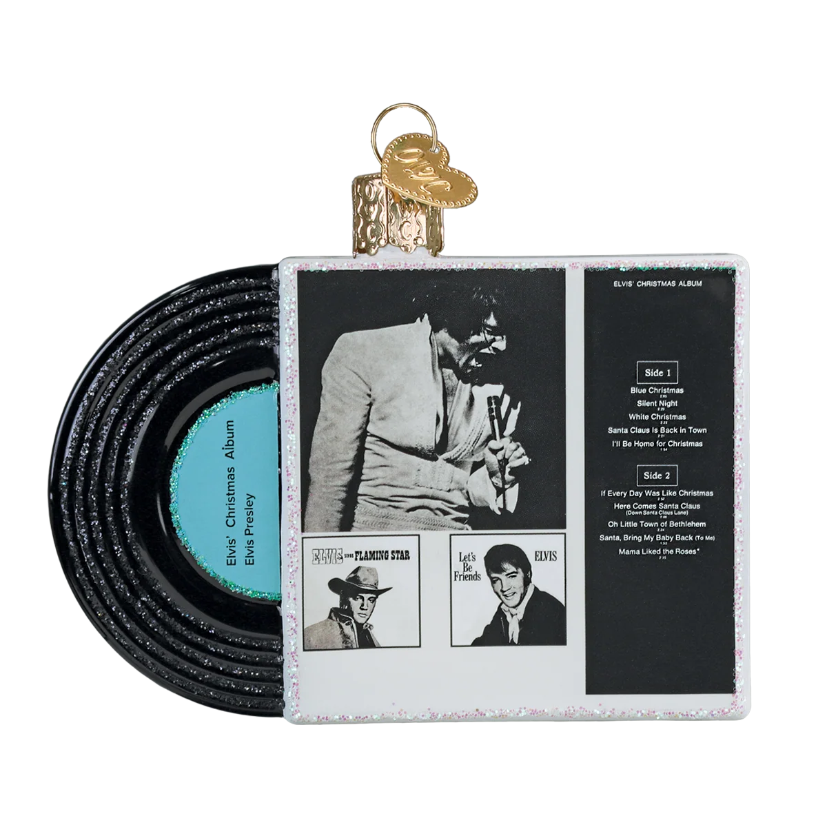 OWC Elvis' Christmas Album Ornament