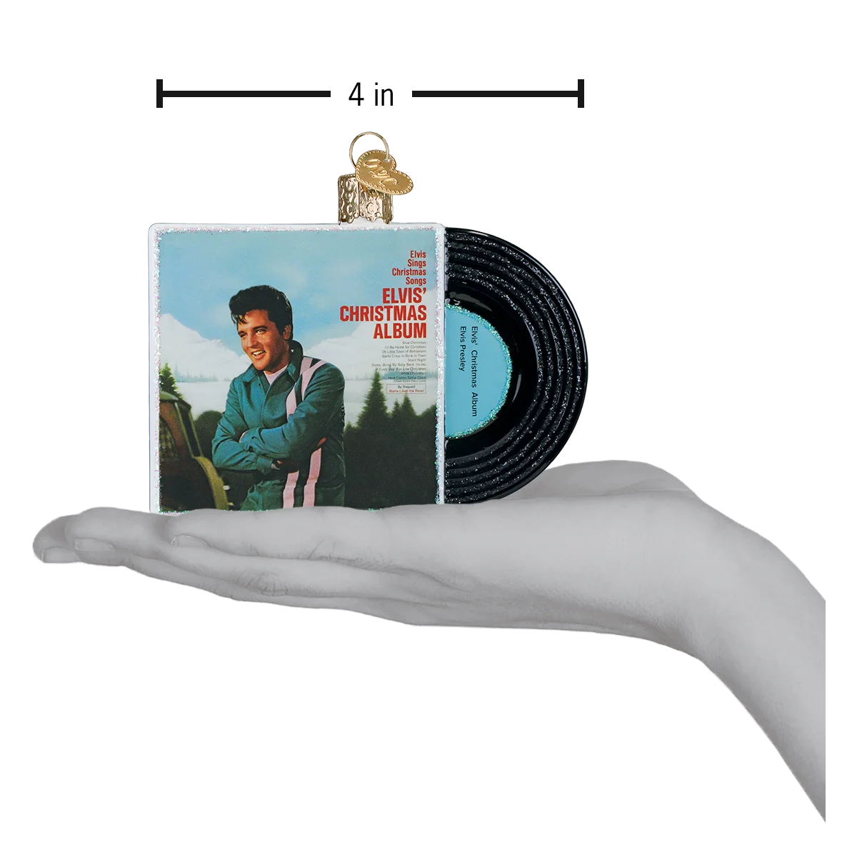 OWC Elvis' Christmas Album Ornament