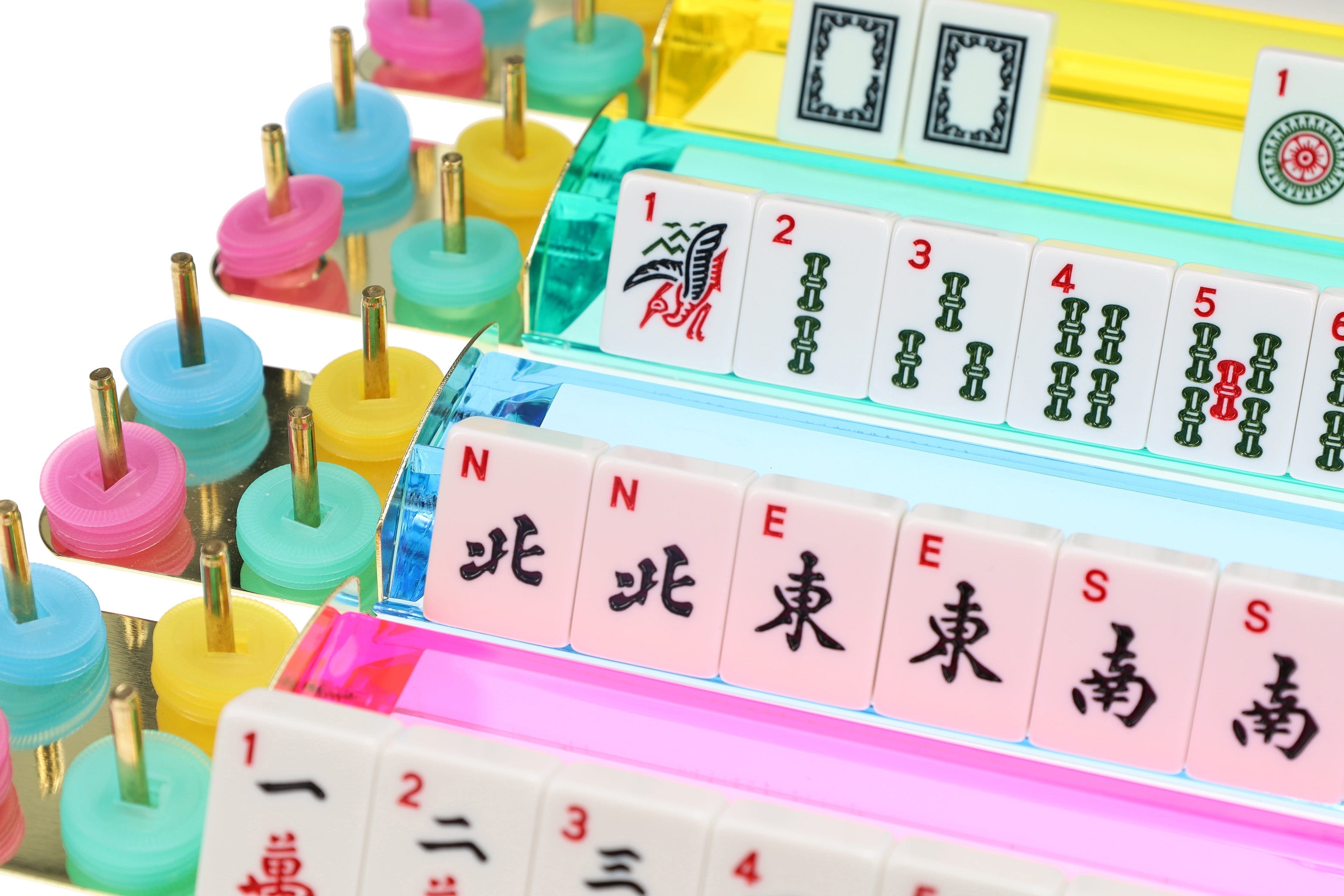 American Style Mahjong Silver Aluminum Case