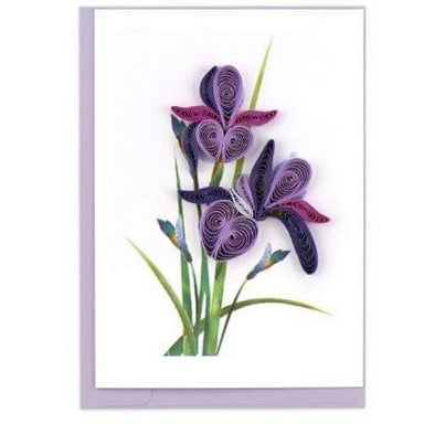 Iris - Blank Quilling Enclosure Card