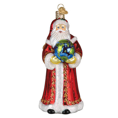 Old World Christmas Peace Santa Ornament