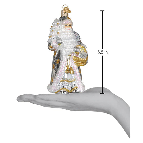 OWC Sterling Santa Ornament