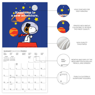 Peanuts 2026 Mini Wall Calendar