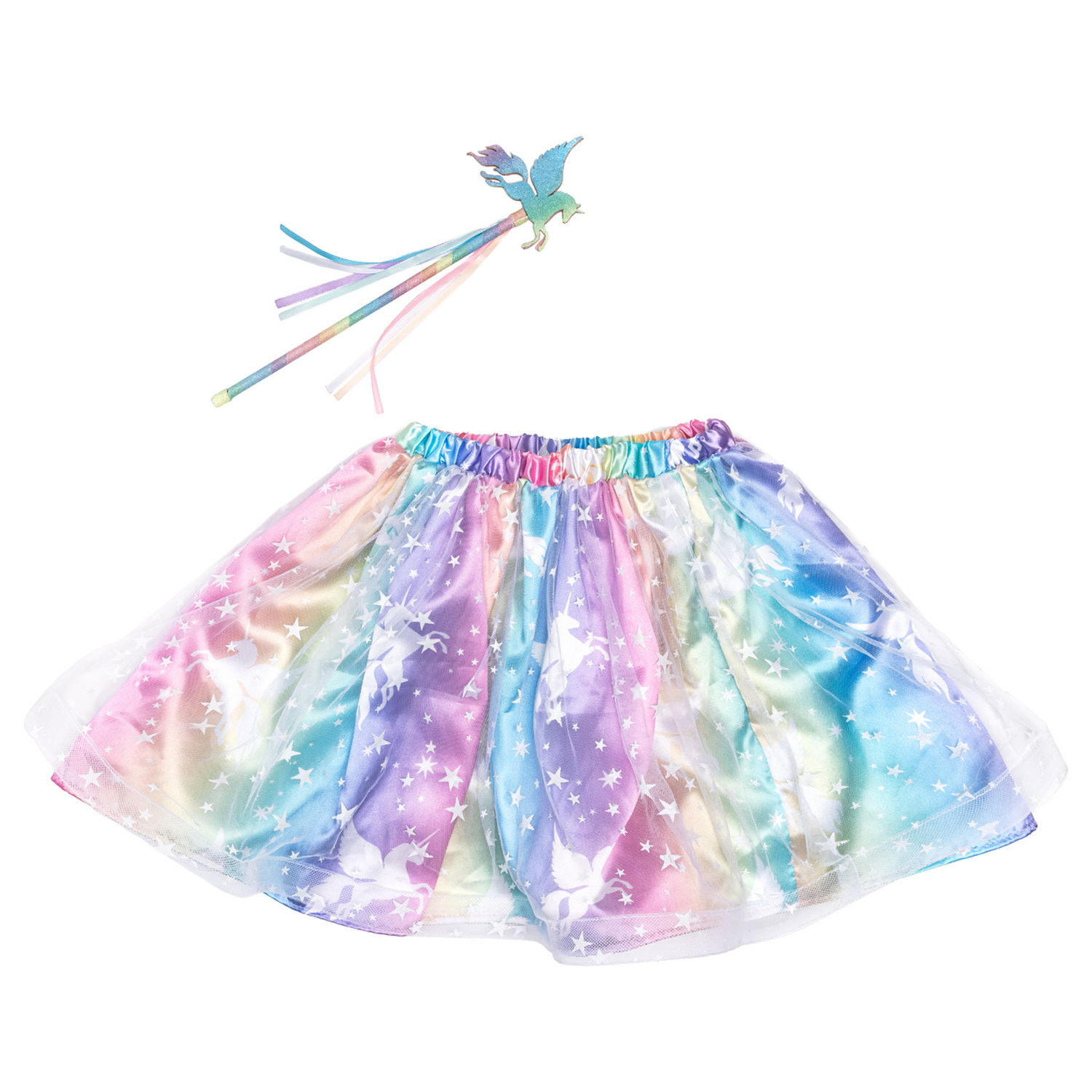 Enchanted Unicorn Skirt and Wand Set size 4-6