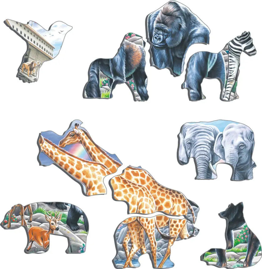 Noah's Ark 53 Piece Larsen Frame Puzzle