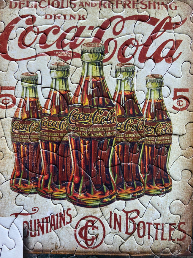 SPRGBK Coca-Cola Tin Signs 1000 Piece Puzzle in Collectors Tin